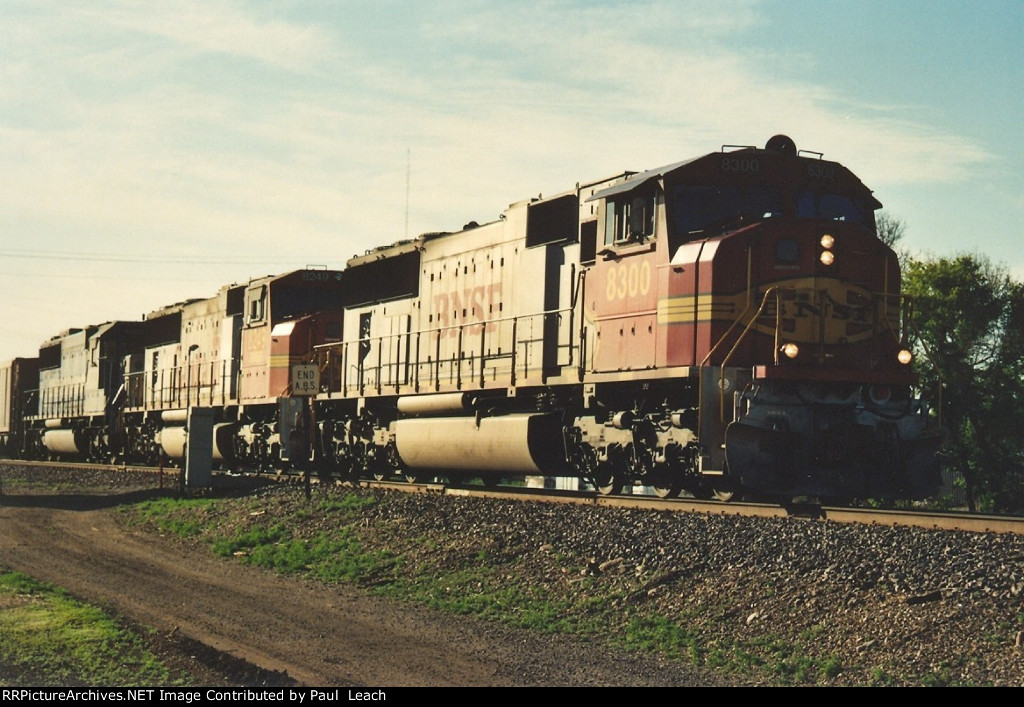 Empty coal train rolls west